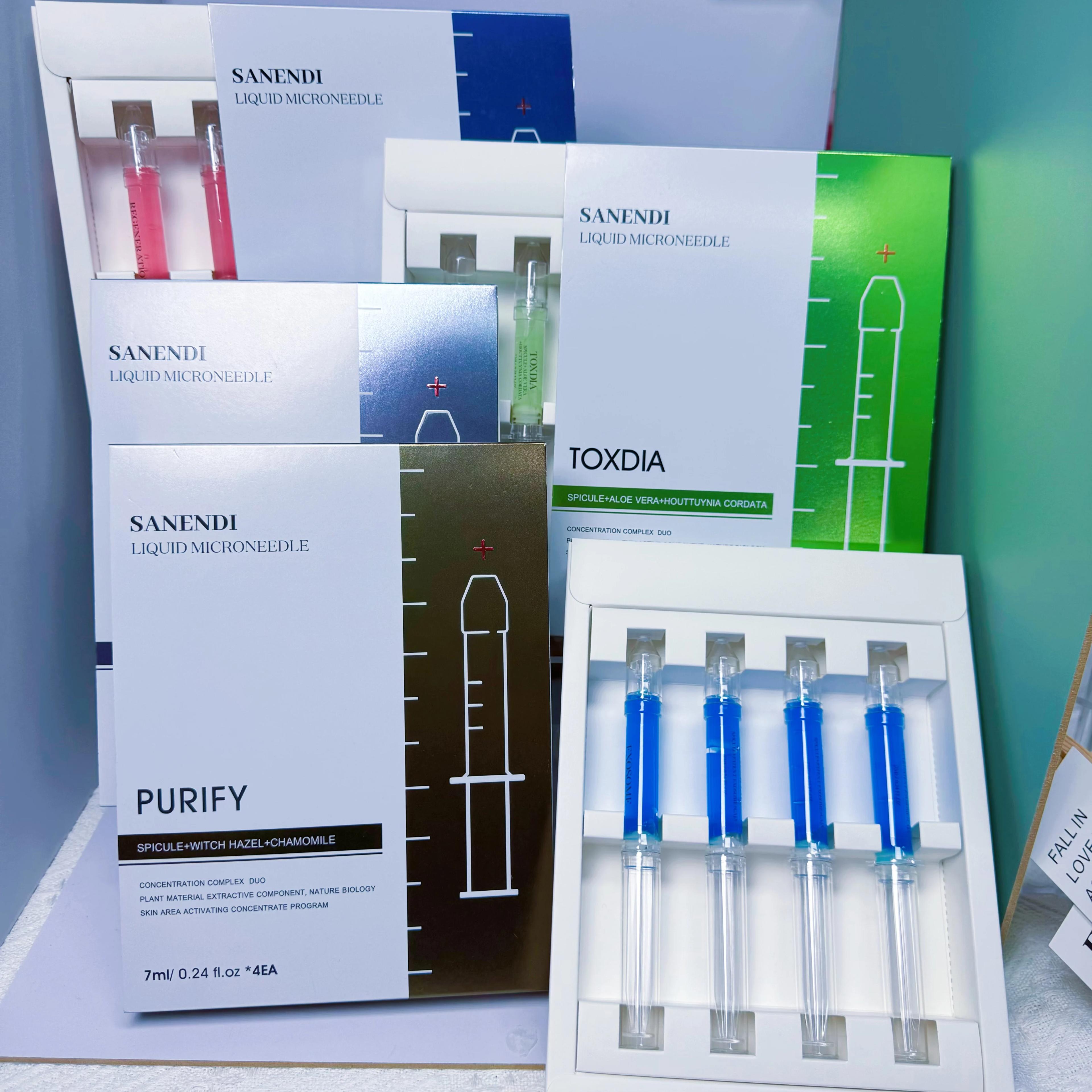 Sanendi coréen Reedle Shot technologie liquide microcristal masque Facial peau hydratant hydratant l