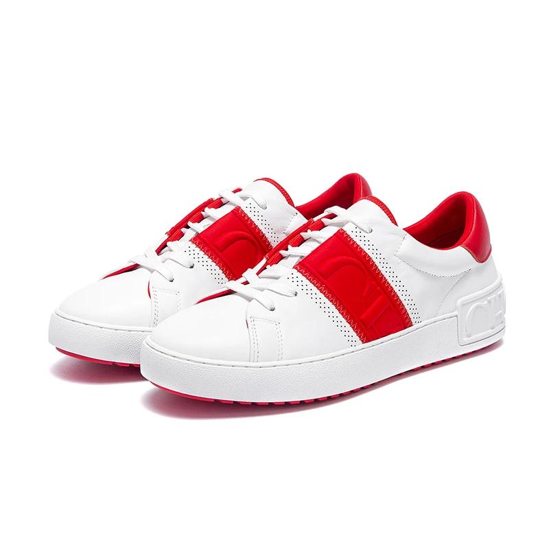 Femmes chaussures décontractées blanc plat conseil chaussures équilibre technologie presse semelle c