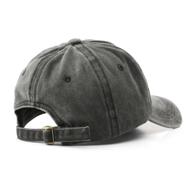 Rétro brooklyn lettre broderie casquettes de Baseball printemps été hommes femmes coton réglable cha