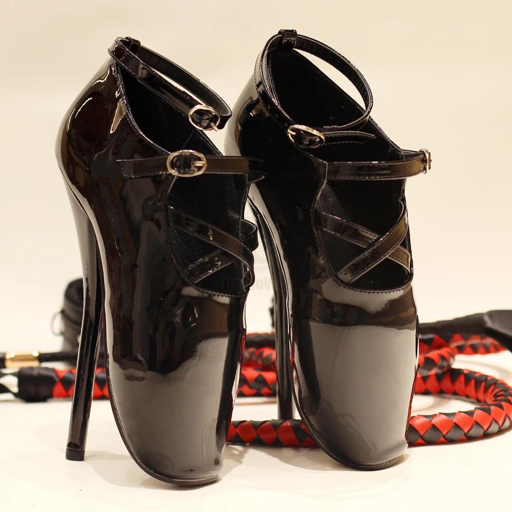 Chaussures de ballet à talons pointus de 7 pouces, escarpins à talons extrêmement hauts de 18cm