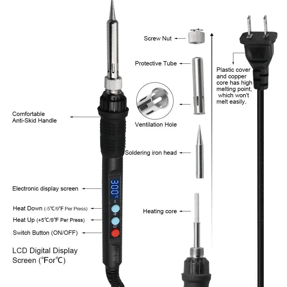 Pointe de fer à souder pour Joystick 936, 90W, adaptée à la Xbox ps4 ps5 switch pro, outils de répar