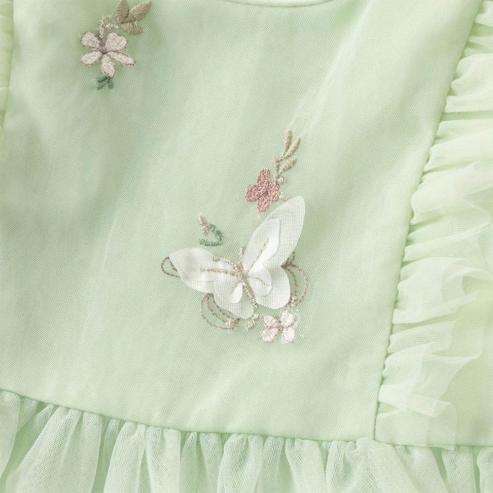 Robe de princesse en dentelle brodée Dave Bella pour filles, bébés et enfants, sans manches, robe d'