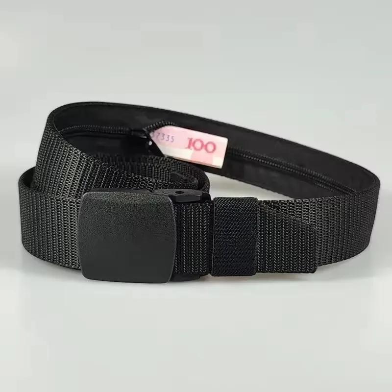 Nouveau voyage argent Anti-vol ceinture taille sac femmes Portable caché argent sangle ceinture port