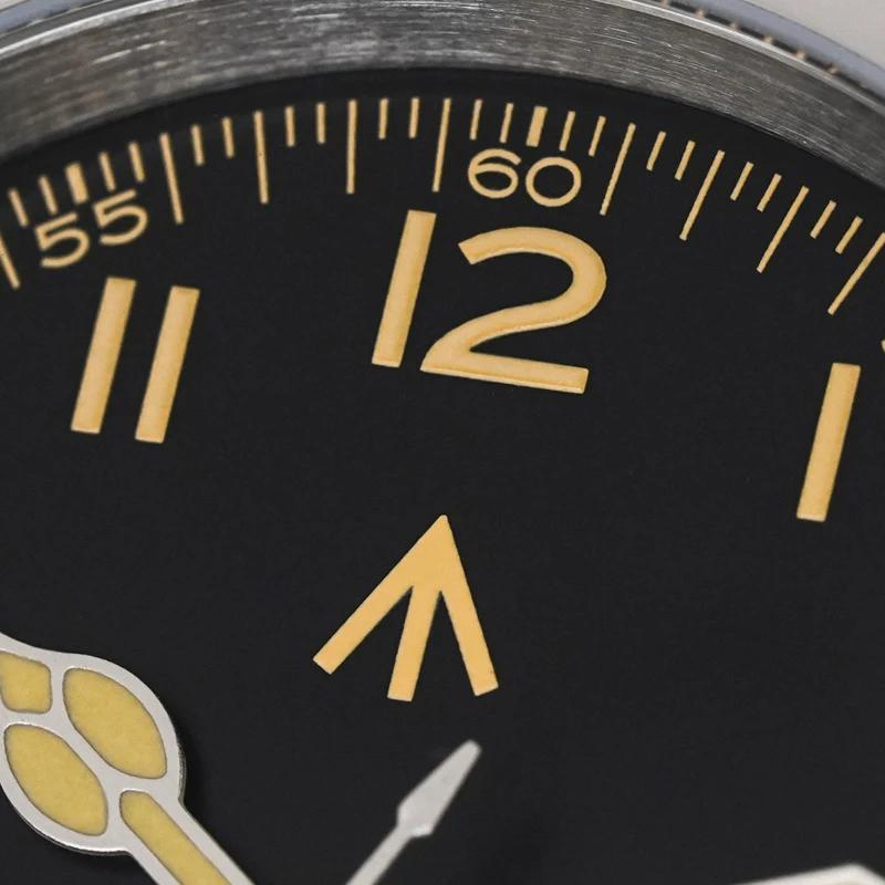 Militado ML08 montre à Quartz VH31 mouvement bande d'acier saphir cristal montre Vintage 10Bar étanc