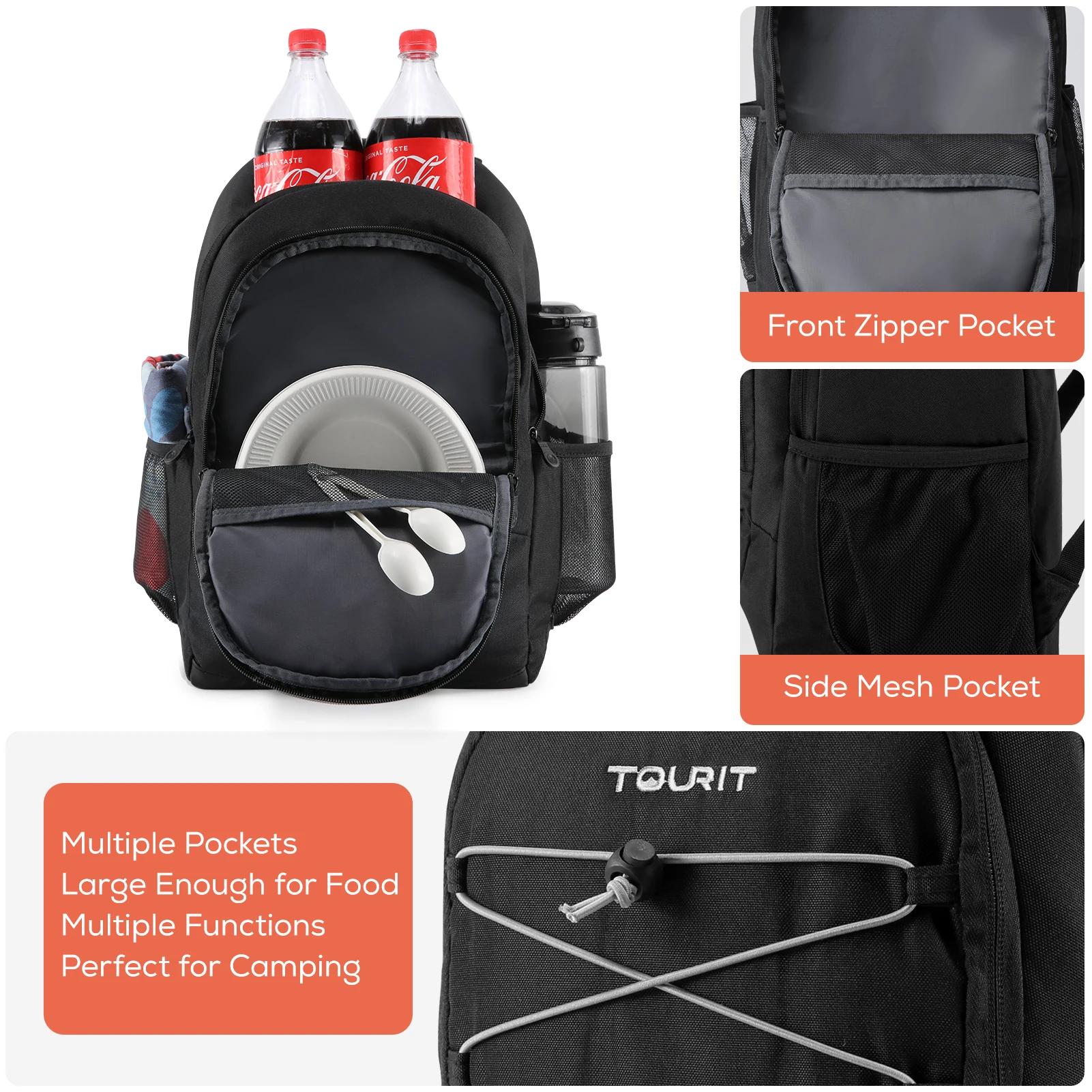TOURIT 30L sac à dos thermique sac isotherme pour boissons sac isolé voyage plage bière étanche nour