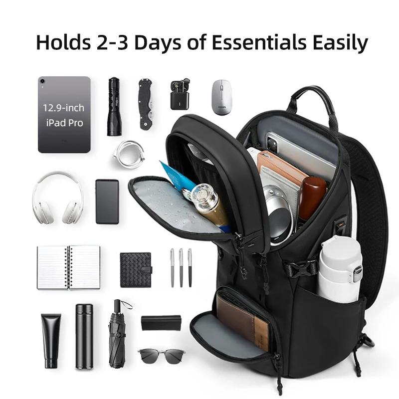 Sac à bandoulière étanche pour hommes, avec séparation sèche et humide, Port de chargement USB, gran
