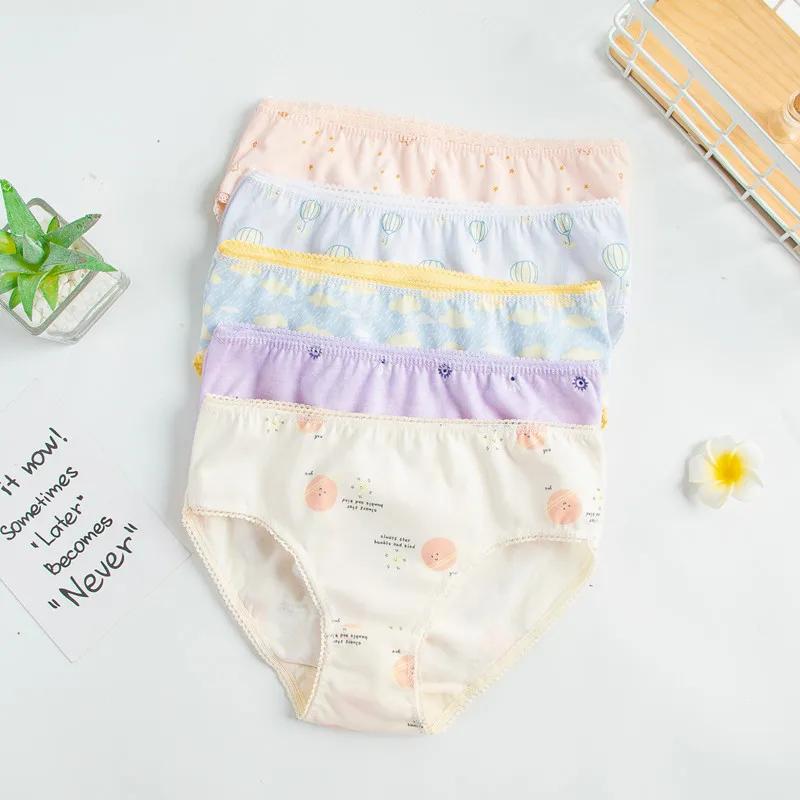 6 pièces/lot sous-vêtements pour enfants bébé filles culottes coton imprimé fleuri tout-petits Short
