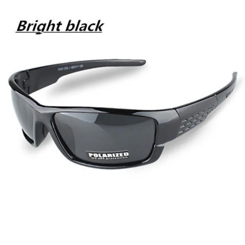 Lunettes de soleil polarisées à monture noire pour hommes et femmes, lunettes de conduite en argile,