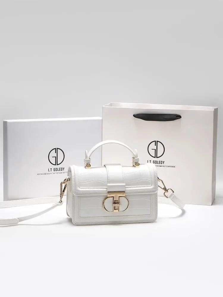 Sacs de créateurs de luxe avec cuir imprimé Alligator de haute qualité et sac à bandoulière Portable