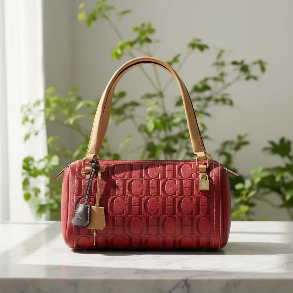 Sac à main cylindrique de grande capacité de style vintage 2025, marque CH, mode, lettres en relief,
