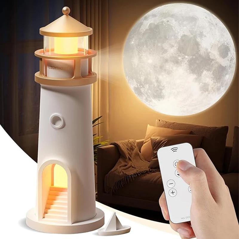 Lampe lunaire Projection phare lampes veilleuse télécommande Bluetooth musique capteur de mouvement