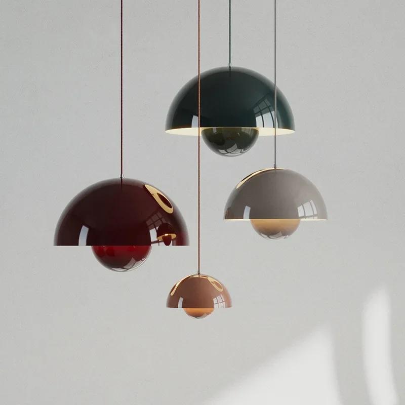 23 cm lustre créatif chambre étude Restaurant lampes suspendues lampe décorative multicolore en opti