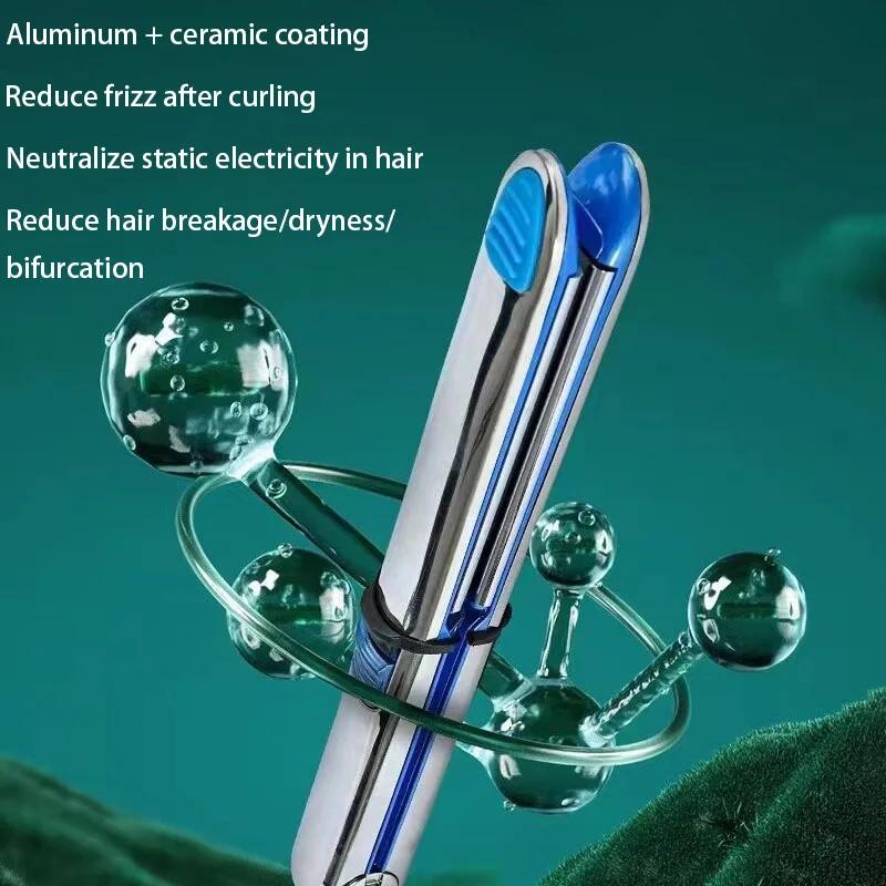 750 ℉ Fer à lisser professionnel en acier inoxydable, fer plat pour tous les Types de cheveux et f