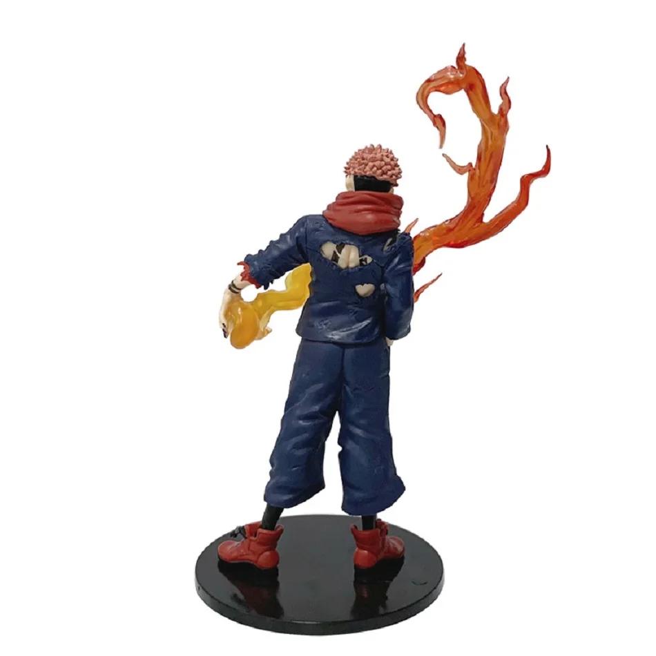 Figurine de dessin animé Jujutsu Kaisen Itadori Yuji, 21cm, modèle de poupée en PVC, jouets de Colle