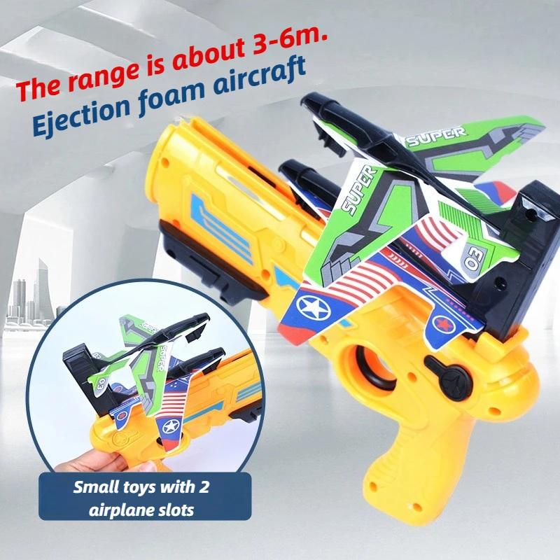 Jouets pour enfants lanceur d'avion avion en mousse amusant pour enfants jouet d'interaction Parent-