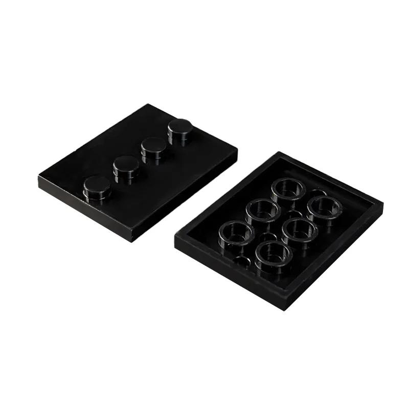 Support de figurines de ville, 50 pièces, blocs de construction MOC à monter soi-même, accessoires,