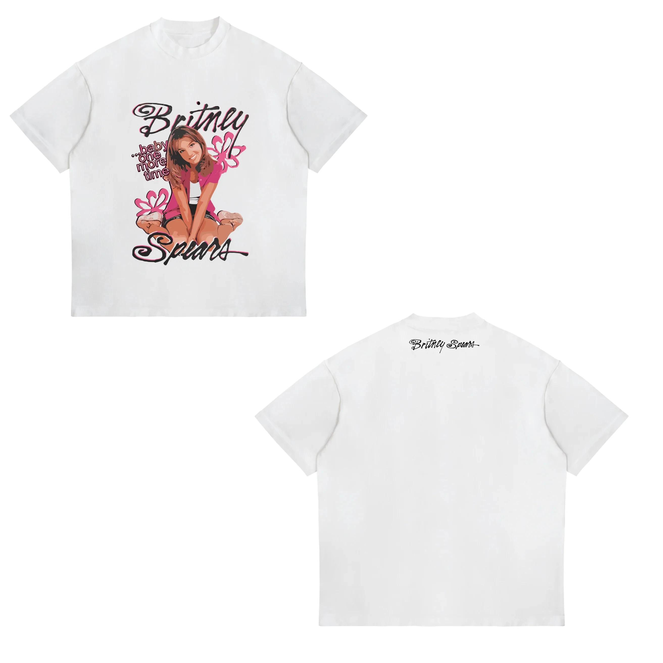 Nouveau T-shirt Rétro Britney Spears Bubble Gum Balloon, Collection Printemps-Été 2026, Mode Décontr