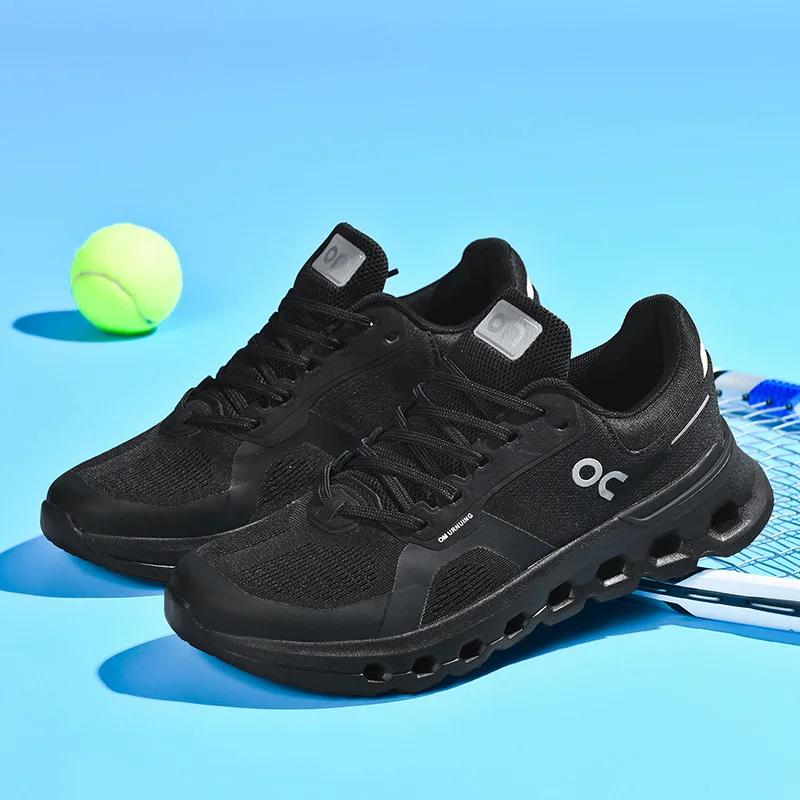 Chaussures de course ultralégères d'été pour hommes, baskets décontractées respirantes à plateforme,