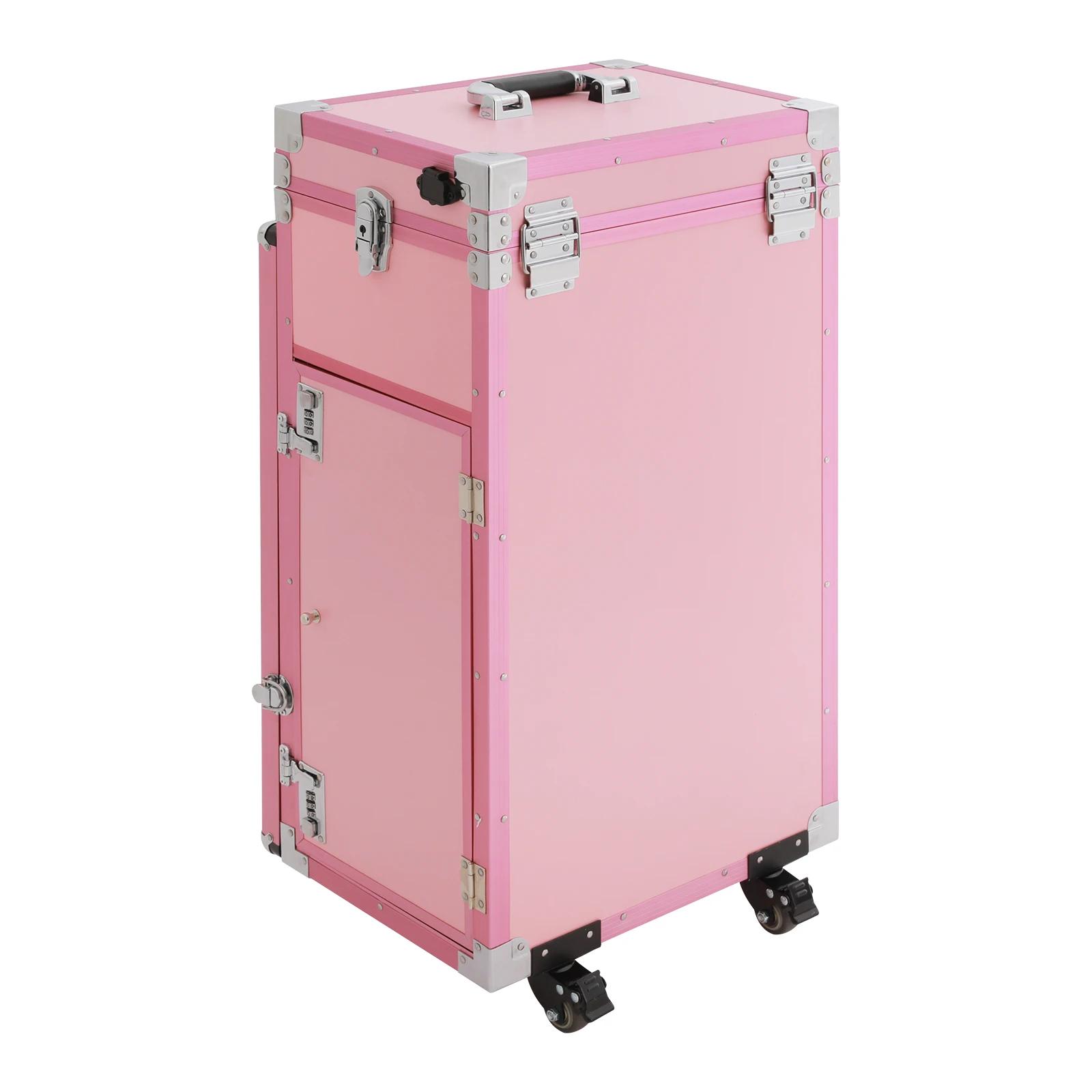 NOUVEAU - Table de manucure professionnelle pliable avec télécommande, trousse de maquillage, table
