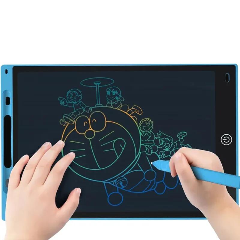 Tablette de dessin LCD 6.5/8.5/10/12 pouces pour enfants, planche effaçable Rechargeable avec stylo,