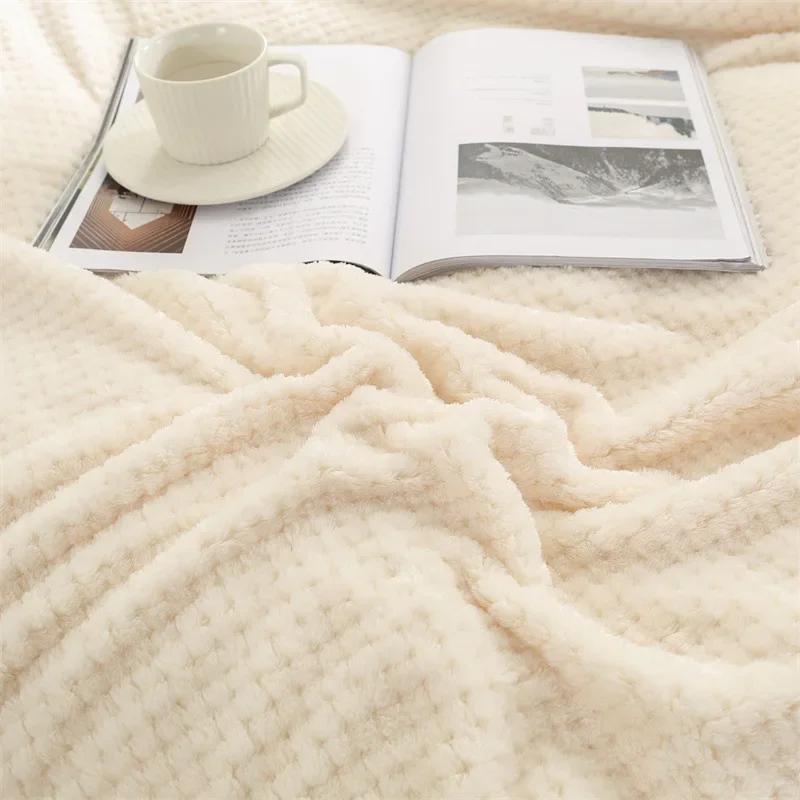 Couverture épaisse en molleton doux pour bébé, couette pour nouveau-né, lange d'emmaillotage, access