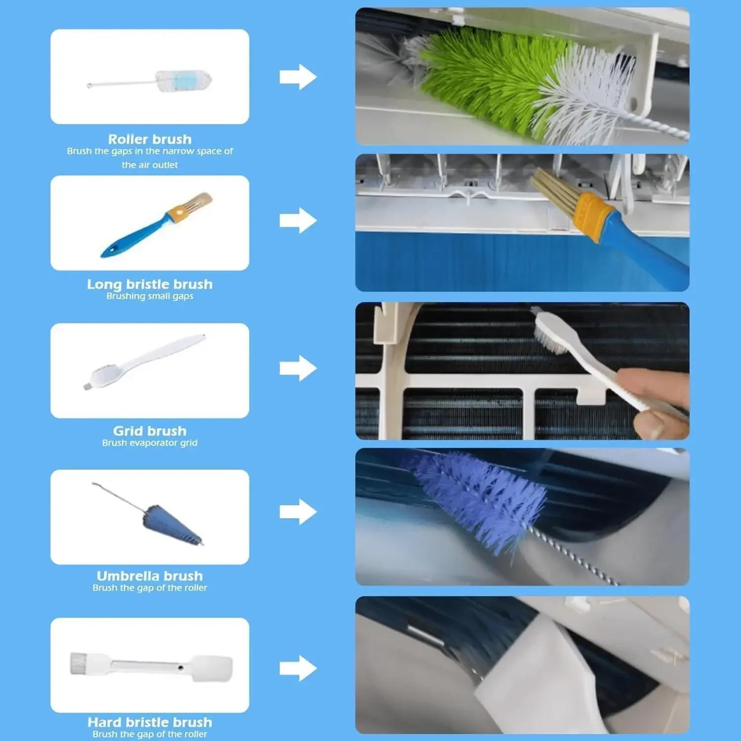 Couvercle de nettoyage de climatisation 95/130cm, Kit de sac à eau, nettoyeur de pluie étanche pour