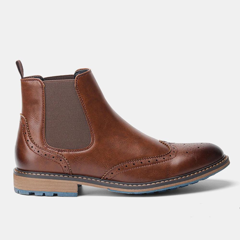 Bottes Chelsea pour hommes 2026, bottes en cuir confortables, tendance et de marque