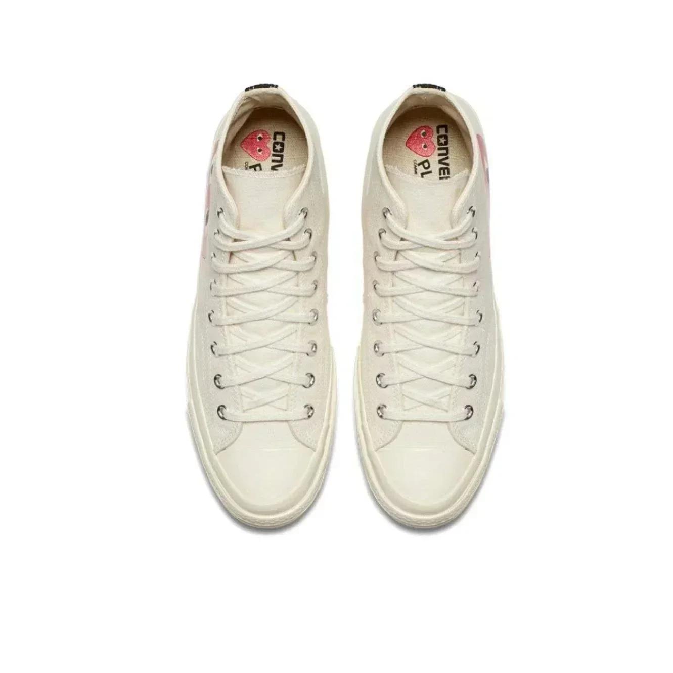 Converse années 1970 Chuck Taylor All Star Hi X CDG hommes et femmes chaussures de skateboard basket