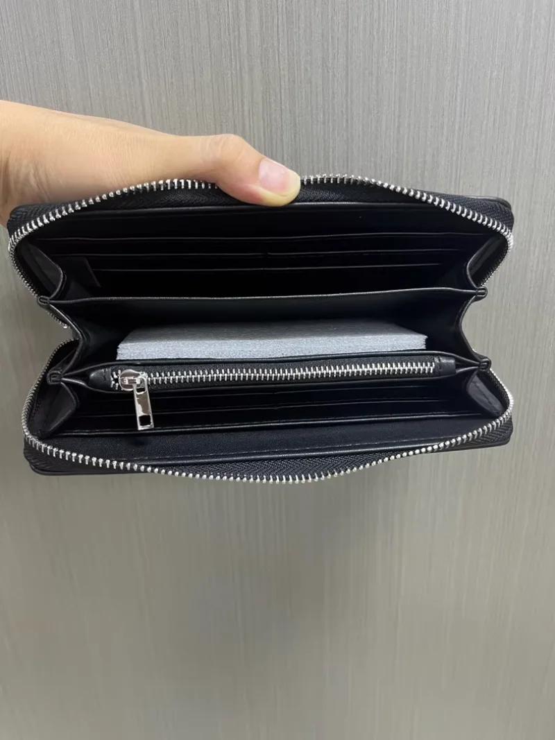 Portefeuille long Porter 2026, cadeau, vente flash, nouveau portefeuille fin en cuir de vachette pou