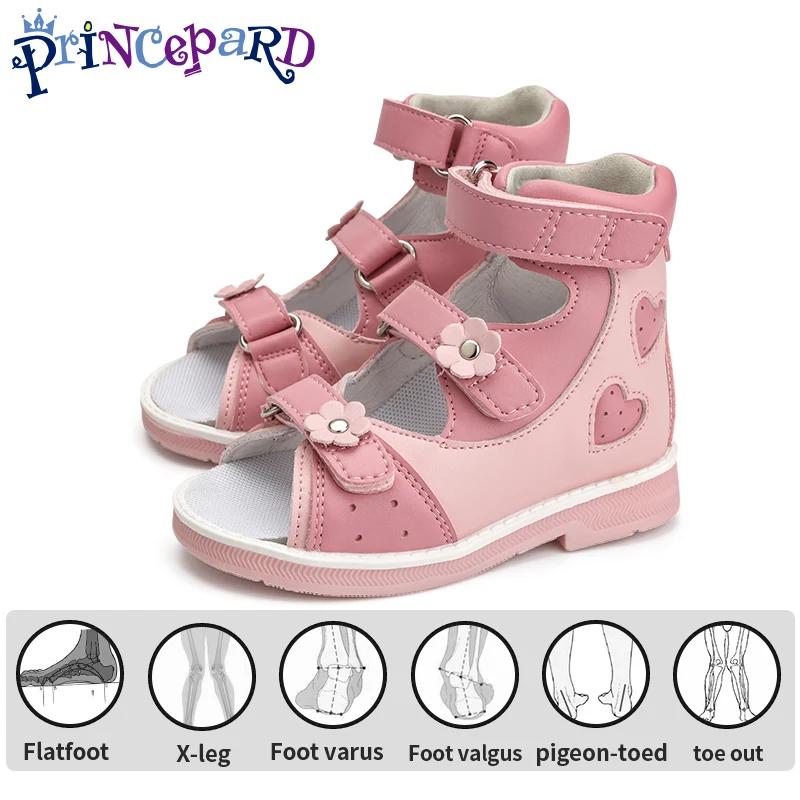 Sandales orthopédiques pour enfants princepard Girls chaussures orthopédiques pour enfants avec dos