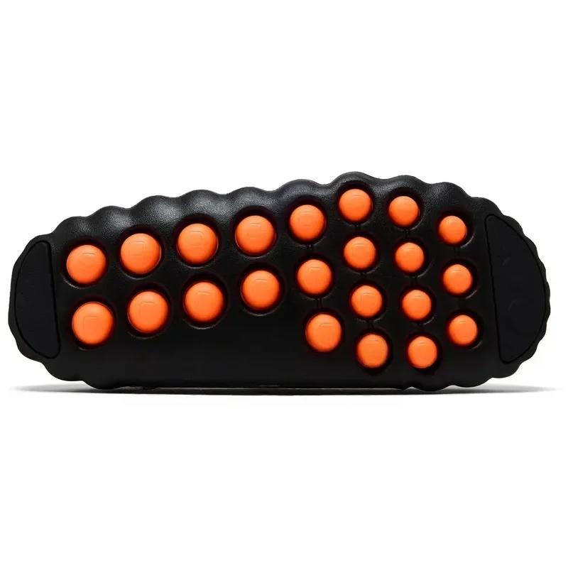 Claquettes de confort Rubber Tech 001, claquettes de course Running Bone White Red Black Light Smoke