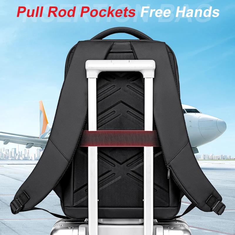 Sac à dos FENRUIEN, sac pour ordinateur portable 16 pouces pour hommes, grande capacité, épaisseur e
