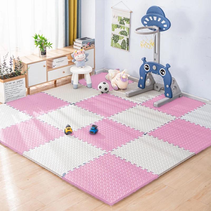 Tapis de Puzzle pour enfants, carrelage en mousse, tapis de jeu pour bébé, équipement d'entraînement