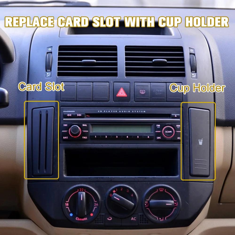 Pour Polo 9N 2002 2003 2004 2005 2006 2007 2008 2009 2010 support de verre de Console centrale de vo