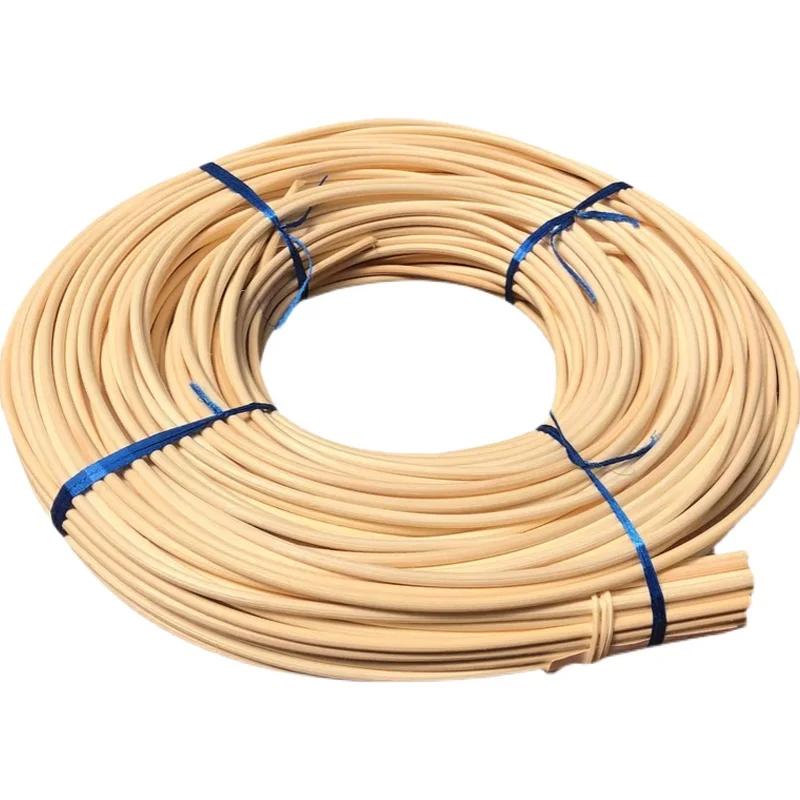 Bâton de canne naturel rond de 10 mètres, 2/3/4/5/6/7mm, véritable matériau de tissage de noyau de r