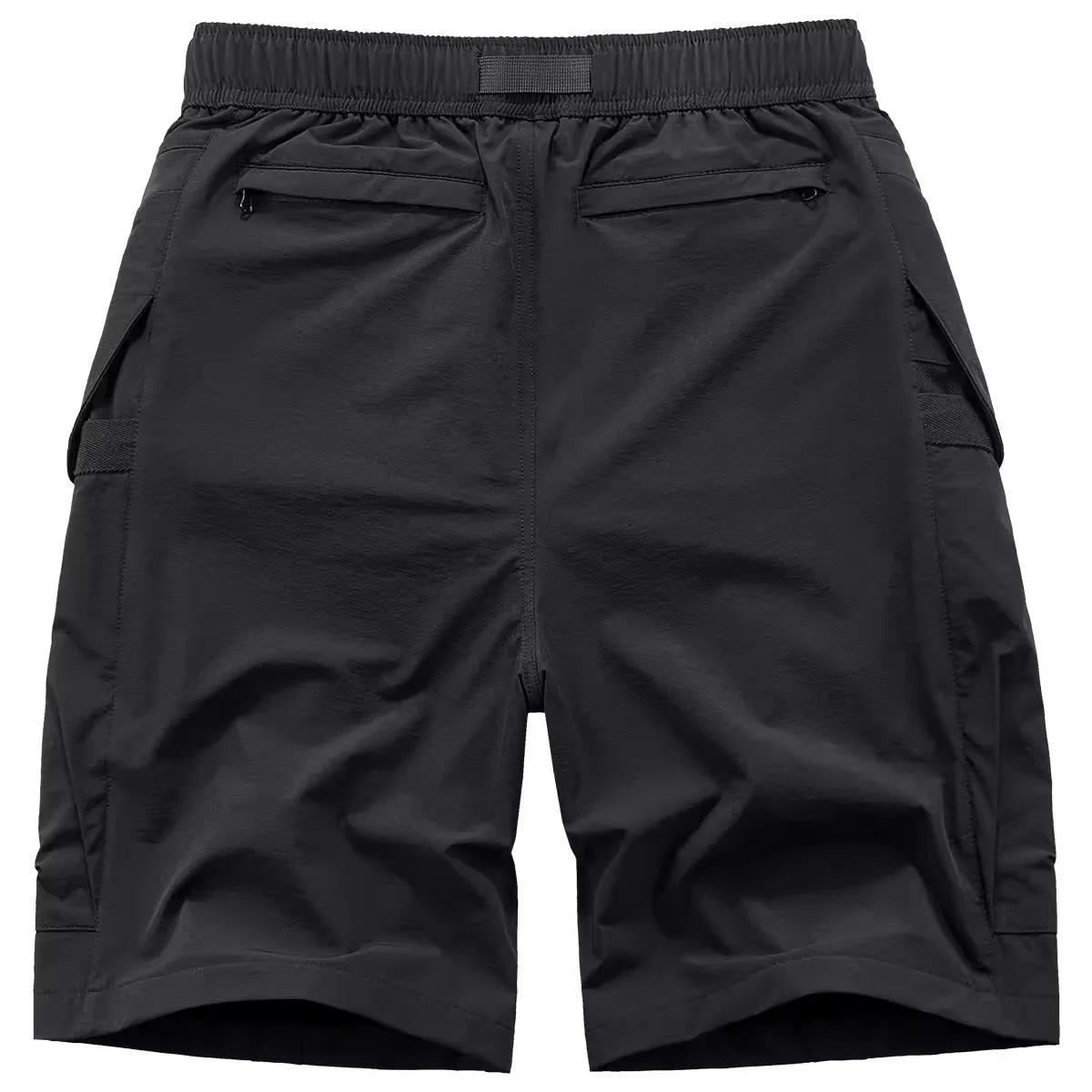 Short tactique d'été 2025, pantalon court Cargo multi-poches, fonctionnel, ample, Streetwear, taille