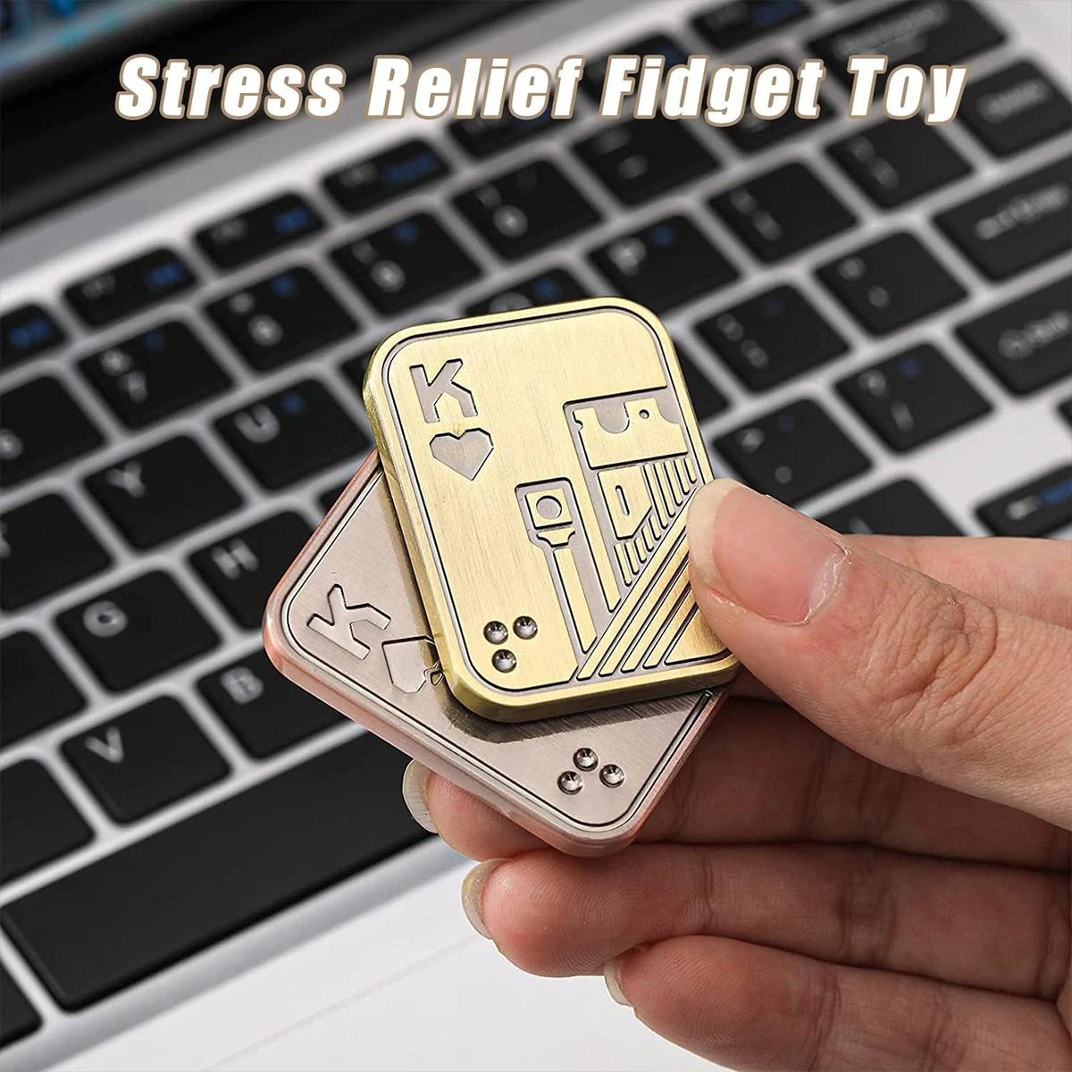Micro gyroscope créatif du bout des doigts, carte poussoir à couverture coulissante, avec différente