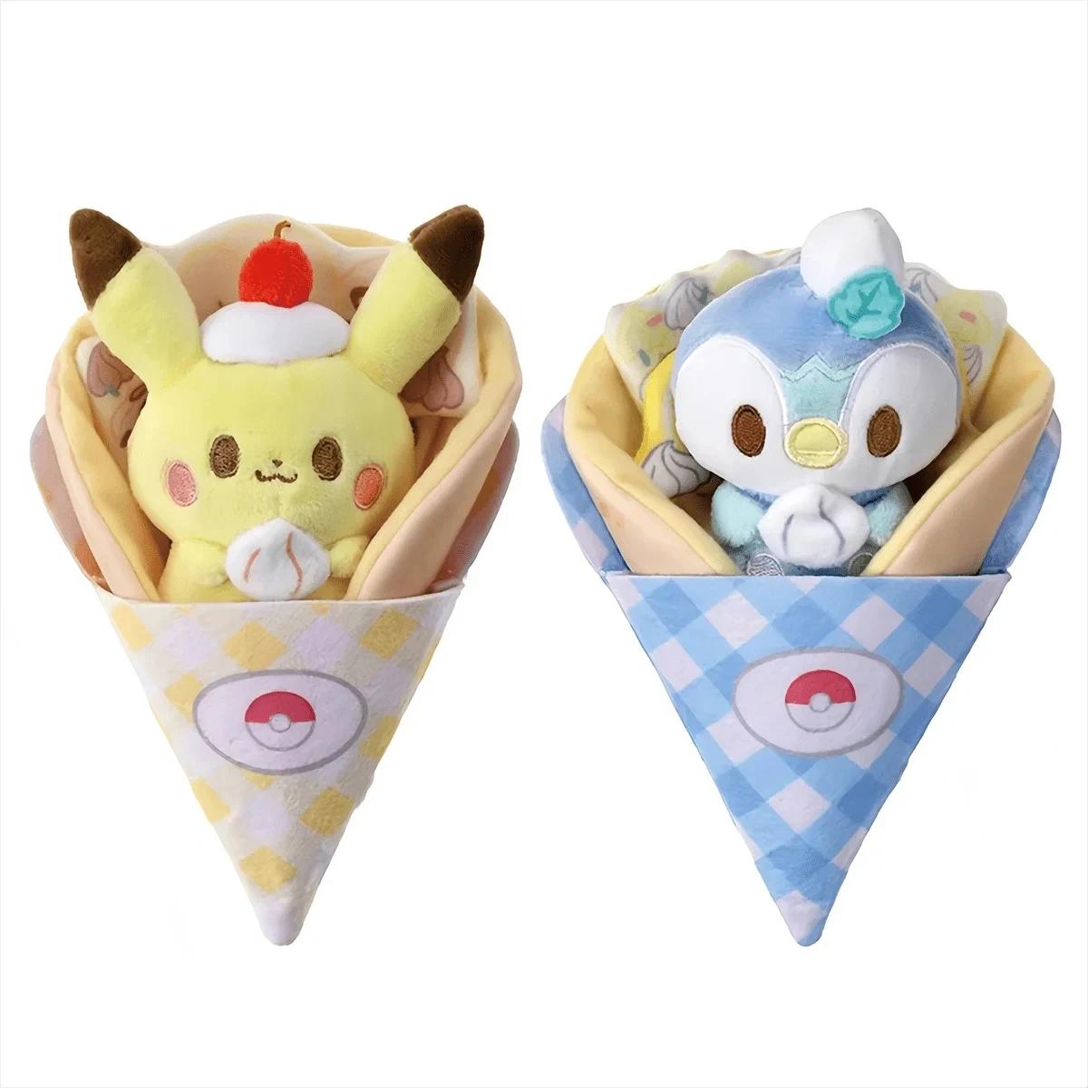 Pikachu Piplup poupées en peluche jouets mignon Anime Figure en peluche jouets décoration poupées po