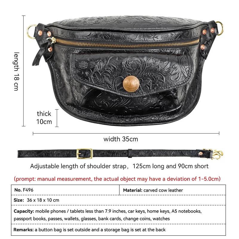 Sac à bandoulière rétro en cuir véritable pour hommes, sacs de messager pour hommes, sac à bandouliè