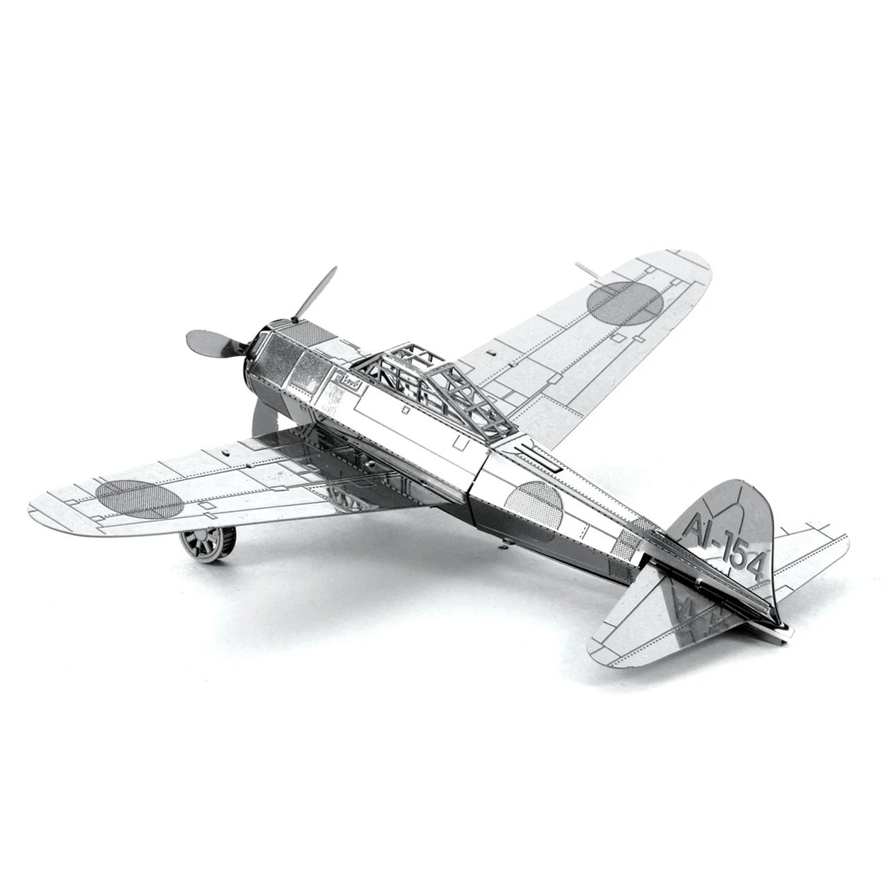 Kit de Puzzle en métal 3D d'avion, bricolage, puzzle découpé au Laser, jouet pour enfants