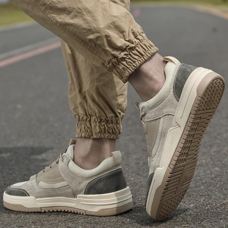 Baskets Légères Respirantes et Confortables à Semelles Souples pour Homme, Chaussures de Marche et d