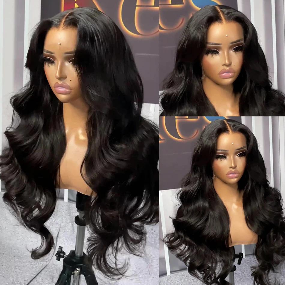 Wulala-Perruque Lace Front Wig Body Wave Brésilienne Naturelle, Cheveux Humains, 13x6 HD, 13x4, Pre-