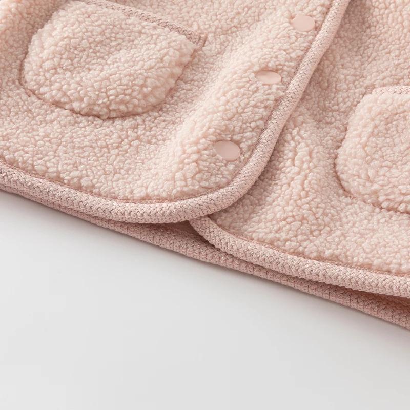 Dave Bella enfants filles bébé hauts vêtements d'extérieur 2024 nouveau automne hiver doux mignon en