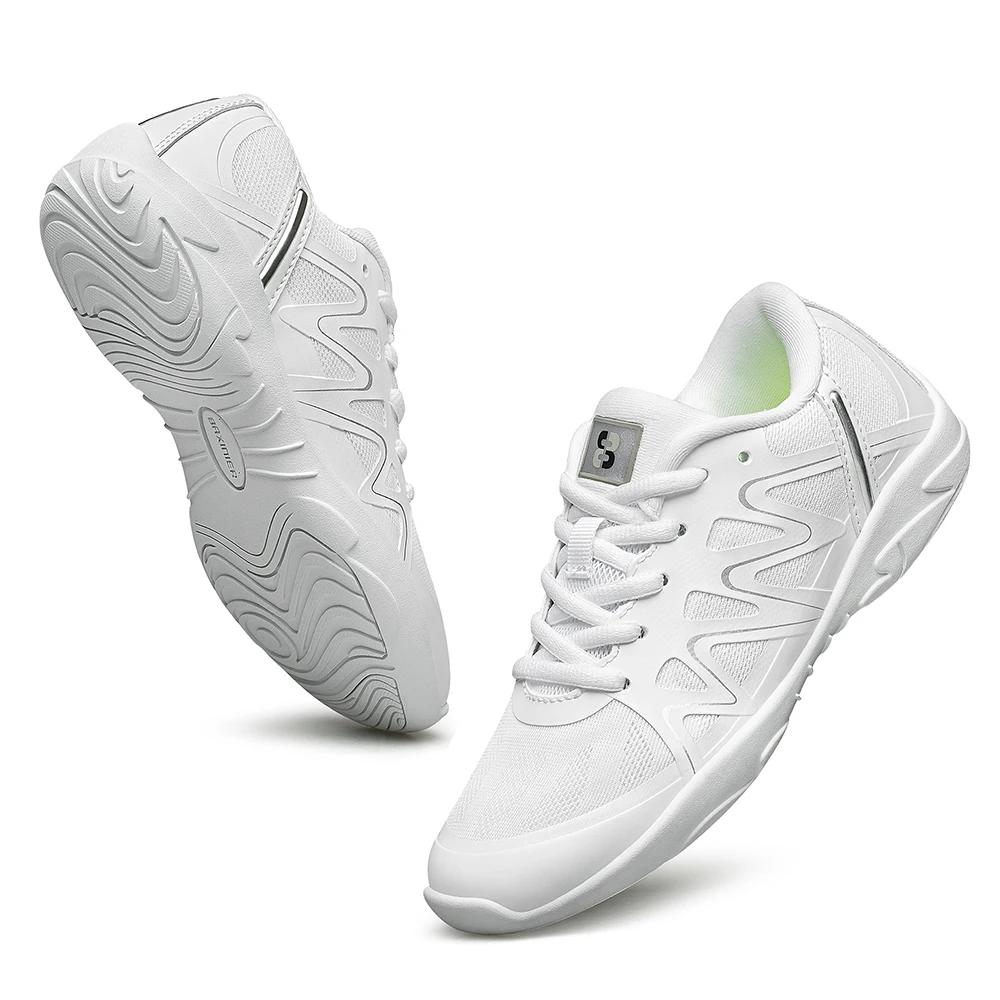 Chaussures cheerleading BAXIN16 filles - Tennis danse entraînement école blanc sport