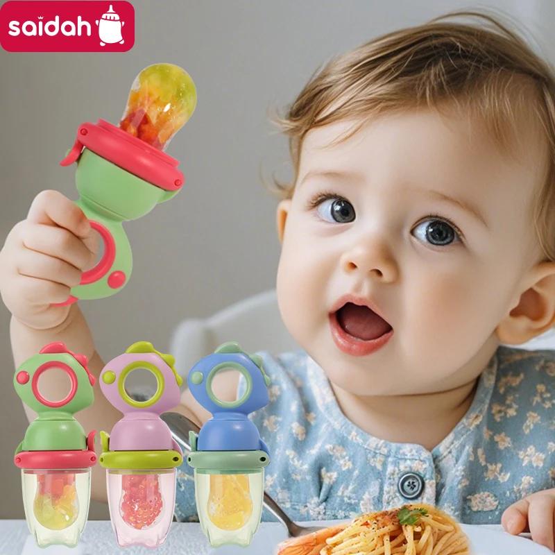 Mangeoire à fruits et légumes en silicone de qualité alimentaire, rotative, en forme de dinosaure, p