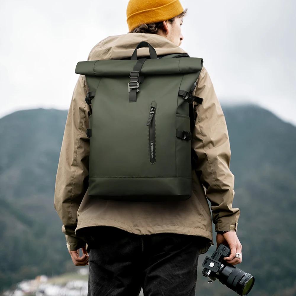 Heroic Knight – sac à dos pour hommes et femmes, sac de voyage enroulable pour l'extérieur, extensib