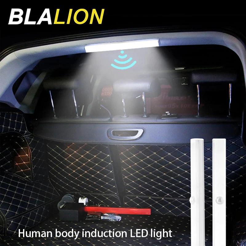 SEAMETAL veilleuse voiture toit lampe à LED 3 Modes sans fil corps humain Induction USB coffre Auto