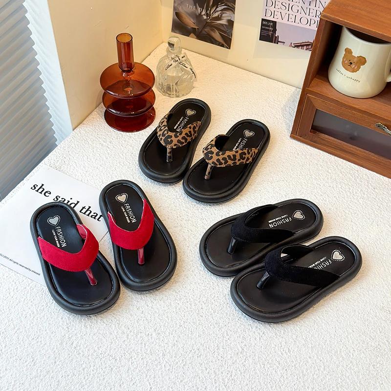 Sandales décontractées pour filles, nouvelle collection été 2026, tongs de plage antidérapantes à se
