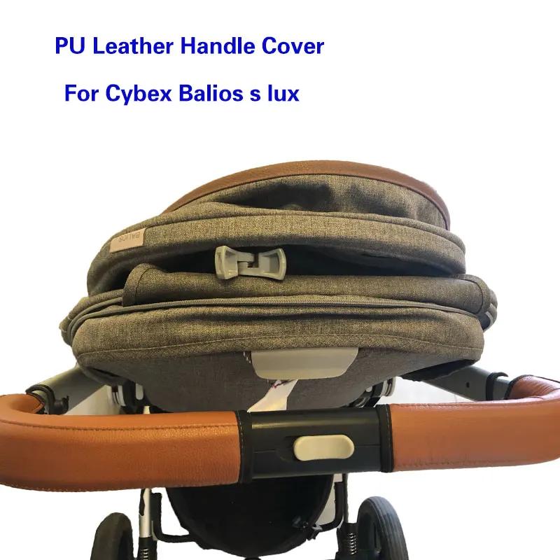 Housse de poignée de poussette pour bébé, pour Cybex balios s lux, 28cm de long, étui de protection