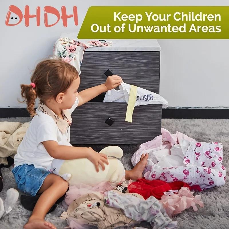 Serrure de sécurité pour enfants, Protection pour enfants, pour armoires et tiroirs, toilettes, réfr